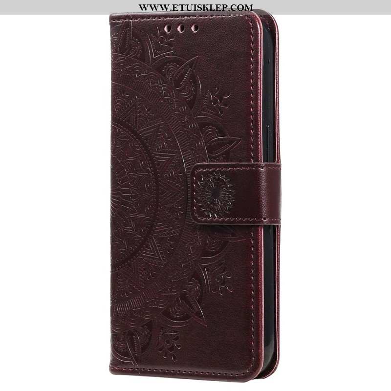 Etui Folio do Xiaomi 12T / 12T Pro Mandala Sun Ze Smyczą